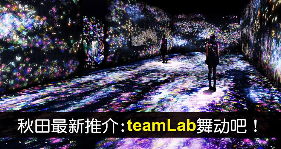 秋田最新推介:  teamLab舞动吧！